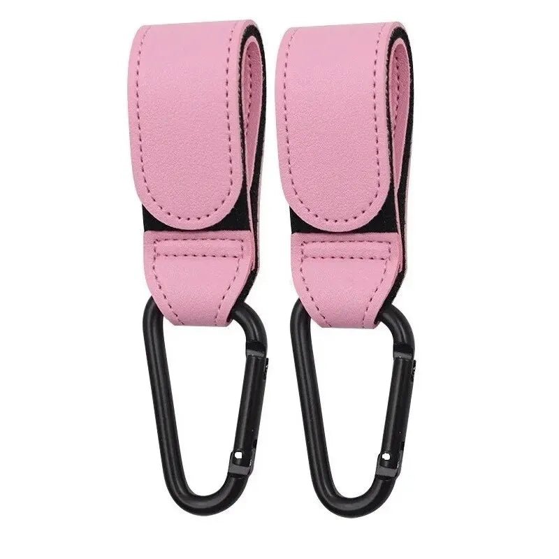 Crochets de Poussette Cuir PU™ - Kangourou univers