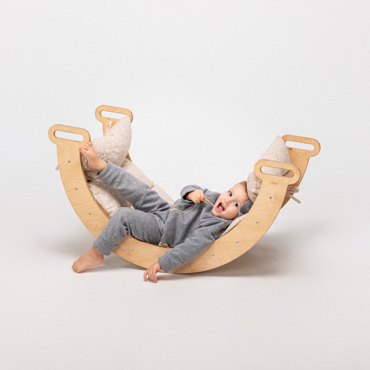 Coussin pour arche d’escalade et bascule – Beige (coussin seulement)