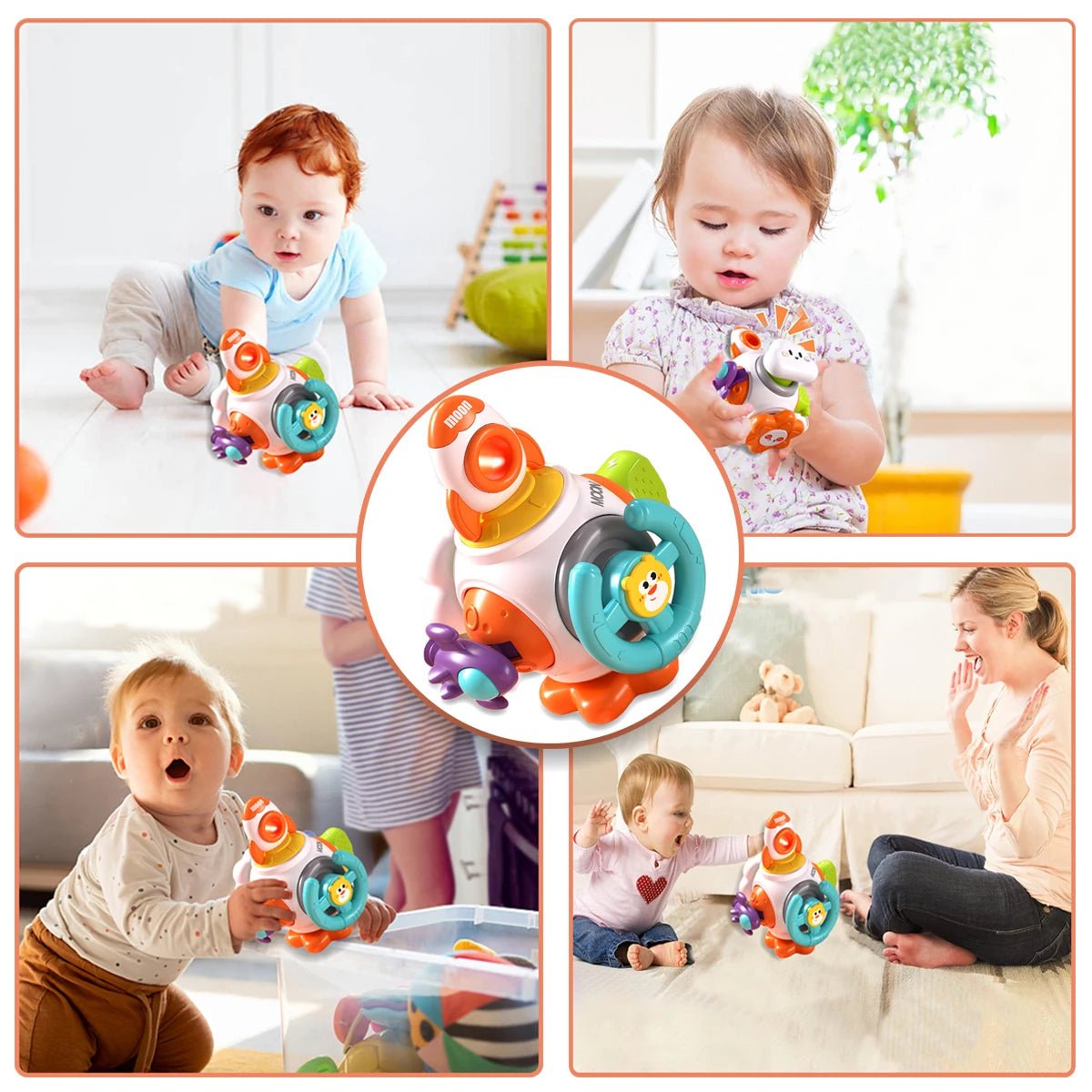 Jouet bebe - Babytoy™ - Kangourou univers