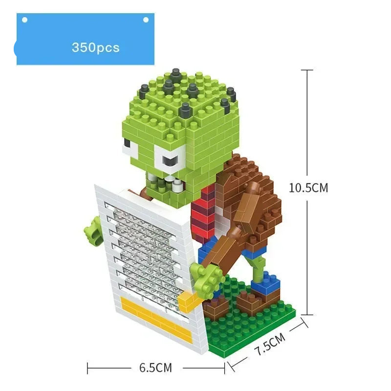 mini-figures Plants vs Zombies bouclier