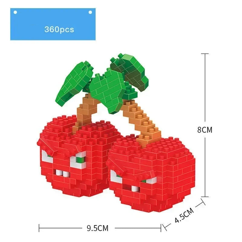 mini-figures Plants vs Zombies cerise