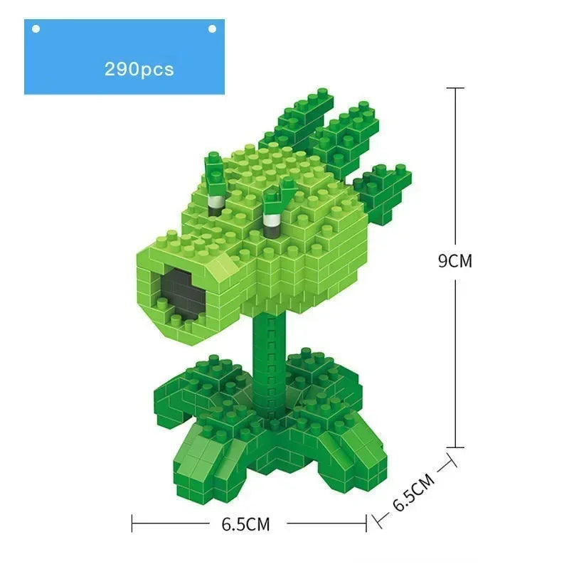 mini-figures Plants vs Zombies fache