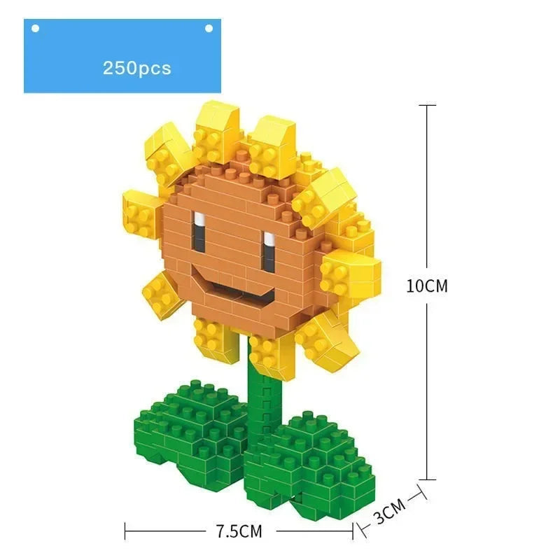 mini-figures Plants vs Zombies tournesol