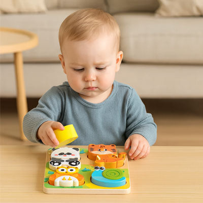 Puzzle en bois animaux | Éveil Ludique