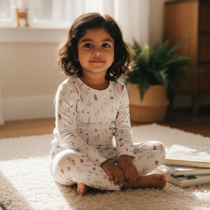 Pyjama Bambou - Enfant - Champignons - Léo