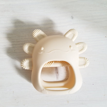 Mitaine de dentition - Petits monstres - Axolotl